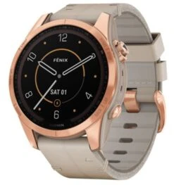 Garmin Fenix 7S Saphir Solar Titan Smartwatch Kalkstein/roségold Smartwatches
