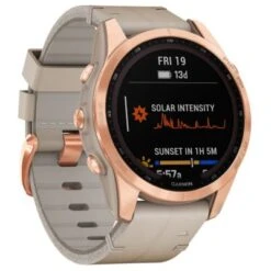 Garmin Fenix 7S Saphir Solar Titan Smartwatch Kalkstein/roségold Smartwatches -Optimal Elektronik Geschäft 29879035 05