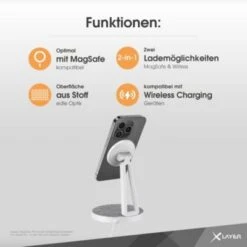 Xlayer Charger MagFix Pro Magsafe 2 In 1 Ladestation 15W Magnetisch Iphone Airpods -Optimal Elektronik Geschäft 30027067 05