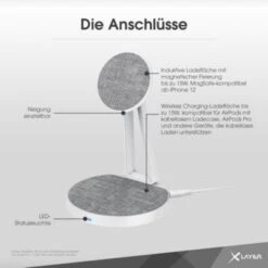 Xlayer Charger MagFix Pro Magsafe 2 In 1 Ladestation 15W Magnetisch Iphone Airpods -Optimal Elektronik Geschäft 30027067 06