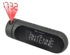 Soundmaster UR6700AN Projektionswecker Radiowecker DAB+ UKW Dualalarm Projektion USB
