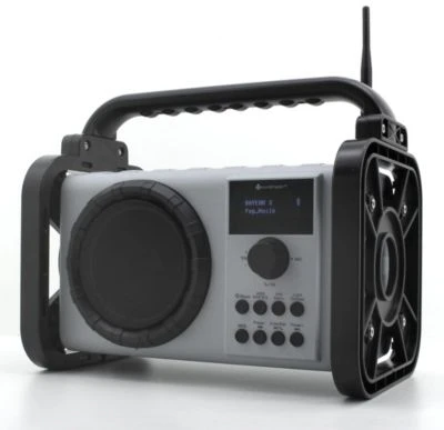Soundmaster DAB80SG Baustellenradio Mit DAB+ UKW Bluetooth Und Li-Ion Akku IP44 Staub- Und Spritzwassergeschützt 1 Soundmaster DAB80SG Baustellenradio Mit DAB+ UKW Bluetooth Und Li-Ion Akku IP44 Staub- Und Spritzwassergeschützt