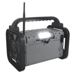 Soundmaster DAB80SG Baustellenradio Mit DAB+ UKW Bluetooth Und Li-Ion Akku IP44 Staub- Und Spritzwassergeschützt 7 Soundmaster DAB80SG Baustellenradio Mit DAB+ UKW Bluetooth Und Li-Ion Akku IP44 Staub- Und Spritzwassergeschützt -Optimal Elektronik Geschäft 30119667 03