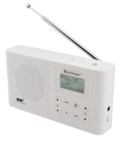 Soundmaster DAB160WE DAB+/UKW Digitalradio Mit Eingebautem 1200 MA Li-Io-Akku