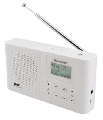 Soundmaster DAB160WE DAB+/UKW Digitalradio Mit Eingebautem 1200 MA Li-Io-Akku 1 Soundmaster DAB160WE DAB+/UKW Digitalradio Mit Eingebautem 1200 MA Li-Io-Akku