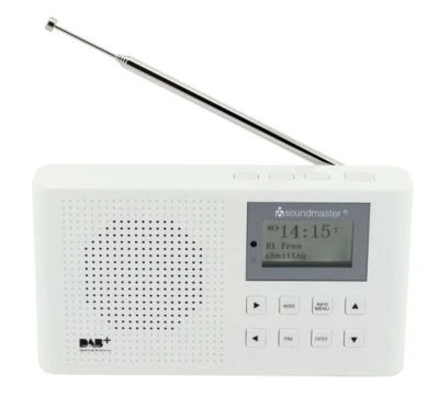 Soundmaster DAB160WE DAB+/UKW Digitalradio Mit Eingebautem 1200 MA Li-Io-Akku 2 Soundmaster DAB160WE DAB+/UKW Digitalradio Mit Eingebautem 1200 MA Li-Io-Akku – Bild 2