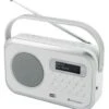 Soundmaster DAB270WE Tragbares DAB+ Und UKW-RDS Digitalradio Mit Kopfhörerbuchse