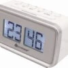 Soundmaster UR105WE Retro Radiowecker Uhrenradio Dualalarm LCD Display Sleeptimer