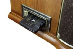 Soundmaster NR546BR Nostalgie Stereo DAB+/UKW Digitalradio Mit Plattenspieler Inkl Audio Technica Magnettonabnehmersystem, CD/MP3, USB, Kassette, Bluetooth Und Encoding -Optimal Elektronik Geschäft 30119797 05