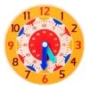 Enbaoxin Zeit Erkenntnis Bunte Uhr Frühen Lernen Spielzeug Holz Kleine Uhr Puzzle Spielzeug Für Kinder Kinder