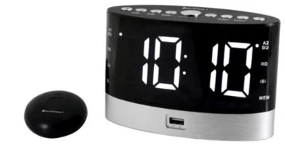 Soundmaster UR580SW UKW Radiowecker Für Hörgeschädigte Mit Schnurlosem Vibrationskissen 1 Soundmaster UR580SW UKW Radiowecker Für Hörgeschädigte Mit Schnurlosem Vibrationskissen