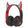 Brightake Kabelloses Headset 5.0 Faltbarer Bluetooth-Kopfhörer Teufel Ohr Bluetooth Kopfhörer Mit Mikrofon Stereo Musik RGB Blinkende