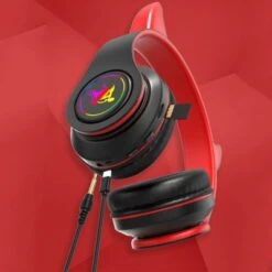 Brightake Kabelloses Headset 5.0 Faltbarer Bluetooth-Kopfhörer Teufel Ohr Bluetooth Kopfhörer Mit Mikrofon Stereo Musik RGB Blinkende -Optimal Elektronik Geschäft 30437161 06