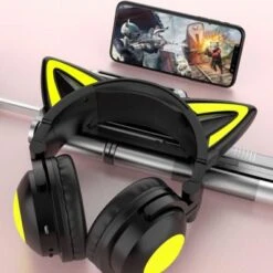 Brightake Katze Ohren Kopfhörer Bluetooth-kompatibel Wireless Stereo Musik Headset Bluetooth-Kopfhörer Mit Leuchtenden Katzenohren -Optimal Elektronik Geschäft 30437176 04