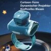 Debuy Mini-Projektor Kinderuhr Cartoon Multifunktions-Kinderuhr