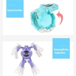 Syntek Elektronisches Uhrspielzeug Der Verformung Der Kinder Cartoon Verformung Roboter Elektronische Uhr Kinderspielzeug -Optimal Elektronik Geschäft 30737688 03