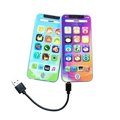 Syntek Kinder-Simulationstelefon, Sprachspielzeug Für Kinder Wiederaufladbares Spielzeug-Handy, Pädagogisches Lernspielzeug Für Die Frühe Bildung Von Kindern 2 Syntek Kinder-Simulationstelefon, Sprachspielzeug Für Kinder Wiederaufladbares Spielzeug-Handy, Pädagogisches Lernspielzeug Für Die Frühe Bildung Von Kindern – Bild 2