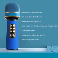 Epik Tragbare Handheld Hohe Bluetooth Wireless Mikrofon Karaoke-Mikrofon Handheld Bluetooth Lautsprecher Wireless 1800mAh -Optimal Elektronik Geschäft 30879308 03