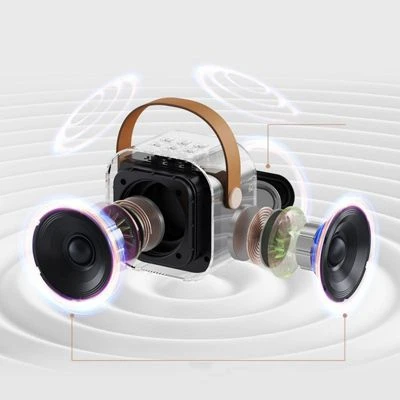 Enbaoxin Computer-Karaoke-Mikrofon Integriertes Audio-Mikrofon Lautsprecher 2 Enbaoxin Computer-Karaoke-Mikrofon Integriertes Audio-Mikrofon Lautsprecher – Bild 2