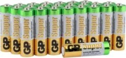 GP Batteries Super Alkaline Batterie Multipack AA, Mignon, LR 06 (24er Pack)