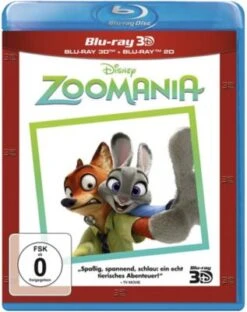BLU-RAY Disney's - Zoomania (Blu-ray 3D + Blu-ray)