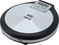 Soundmaster Tragbarer CD/MP3 Player, Silber