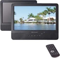 Soundmaster Tragbarer DVD-Player Mit 2 9,0 Zoll TFT-LCD-Bildschirmen