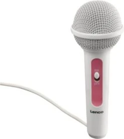 Lenco SCD-650PK - CD-/MP3-Player Mit FM-Radio, USB-Anschluss, Karaoke-Mikrofon Und Party-Lights, Pink -Optimal Elektronik Geschäft 7193006 05