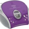 Lenco SCD-24 Violett - Boombox CD-Player Mit Radio Und Kopfhöreranschluß