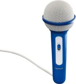 Lenco SCD-650BU - CD-/MP3-Player Mit FM-Radio, USB-Anschluss, Karaoke-Mikrofon Und Party-Lights, Blau -Optimal Elektronik Geschäft 7193050 05