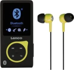 AUSL Lenco Xemio-768 (8GB, Gelb)Xemio-768 Lime - MP3-/MP4-Player Mit 8GB Speicher, Bluetooth Und Integriertem Akku